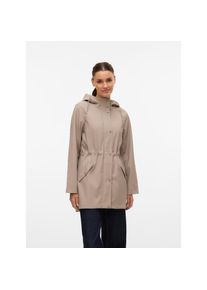 Véro Moda Vero Moda , Regenjacke »VMMALOU COATED JACKET«, mit Kapuze , grau , Lässiger Parka von VERO MODA