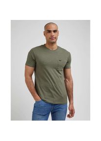 Lee , T-Shirt »Lee T-Shirts ULTIMATE POCKET TEE« , grün , Slim Fit