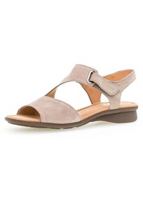 Gabor , Keilsandalette »FLORENZ«, Sommerschuh, Riemchensandale, Komfortschuh in Weite G (=weit) , beige , Klassische Sandalette in zeitlosem Design
