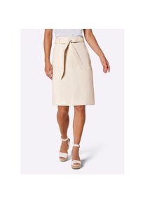 CREATION L PREMIUM, Unisex, CREATION L PREMIUM Lederrock, elfenbein, 48, reines Lammnappa-Leder