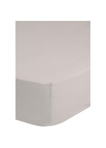 Spannbettlaken »in Gr. 90x200, 140x200 oder 180x200 cm« 100% Baumwolle, Mako-Satin, Rundumgummi, bis 25 cm Höhe , beige , HIP , Obermaterial: 100%...