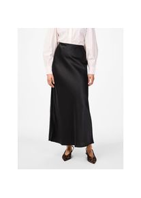Y.A.S, Unisex, Maxirock &raquo;YASPELLA HW MAXI SKIRT S. NOOS&laquo;, schwarz, M (38), Langer Satinrock YASPELLA von YAS