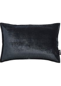 Dekokissen »Glam« unifarben, Reissverschluss, Kissenhüle ohne Füllung, 1 Stück , schwarz , done. , Obermaterial: 100% Polyester