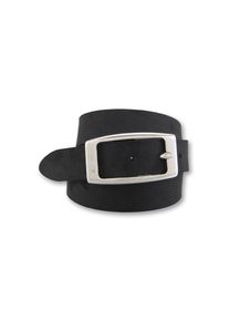 Bernd Götz BERND GÖTZ , Ledergürtel mit länglicher Schliesse , schwarz