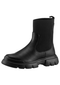 Geox , Kinder,Jugendliche , Chelseaboots »J JUNETTE GIRL C« Plateaustiefel, Schlupfstiefel, Winterstiefel mit Blockabsatz , schwarz , Chelseaboots...