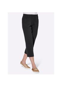 Classic Basics, Unisex, Caprihose, schwarz, 38, Normalgr&ouml;ssen, Capri-Hose mit Taschen