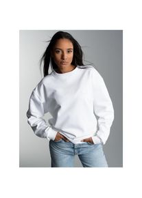 Trigema , Sweatshirt »Basic Sweatshirt mit weicher Innenseite« , weiss , Sweat-Qualität, innen angeraut