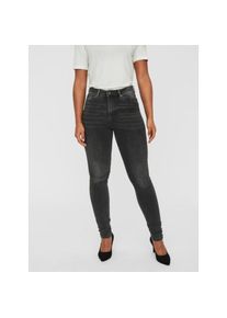 V&eacute;ro Moda Vero Moda, Unisex, Skinny-fit-Jeans &raquo;VMSOPHIA HR SKINNY JEANS AM203 NOOS&laquo;, dunkelgrau denim, S (36), L&auml;nge 32, Skinny-fit-Jeans formt eine schlanke 