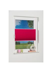 Plissee »Klemmfix Pisa« verdunkelnd energiesparend ohne Bohren verspannt , pink , K-HOME , Obermaterial: 100% Polyester
