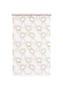 SUNLINES, SUNLINES Batterierollo &raquo;Premium Style Batterierollo Circles Twist&laquo; Lichtschutz mit Bohren im Fixmass, gr&uuml;n, gelb, Polyester