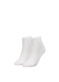 Tommy Hilfiger , Kurzsocken »TH WOMEN CASUAL SHORT SOCK 2P« 2 Paar, Mit flacher Zehennaht , weiss , Damen-Sneakersocken