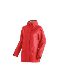 Maier Sports , Damen , Outdoorjacke »Brocken Long W« Damen Jacke wasserdicht, Funktionsjacke 2 Taschen aussen + Innentasche , rot , Länger...
