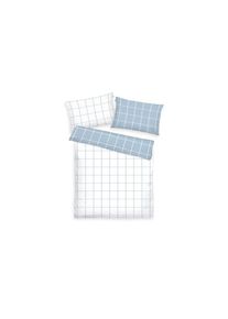 Bettwäsche »160 x 210 cm + 65 x 100 cm« , blau , Tom Tailor HOME , Obermaterial: 100% Baumwolle