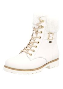 Remonte, Unisex, Winterboots &raquo;Elisabeth Hurley-Collection&laquo; , Schn&uuml;rboots, Outdoorschuh, Schn&uuml;rstiefelette mit Zierschnalle, wei&szlig;, 42, Sportiver 