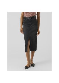 V&eacute;ro Moda Vero Moda, Unisex, Maxirock &raquo;VMVERI HR CALF DENIM SKIRT GA NOOS&laquo;, schwarz, S (36), Langer Jeansrock von Vero Moda