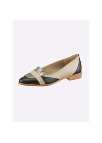 Heine , Damen , Slipper , beige , Made in Spain