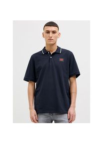 Jack & Jones Jack & Jones , Poloshirt »JJHUDSON POLO SS« , blau , Poloshirt mit Kurzarm: ideal für sportliche und modische Outfits