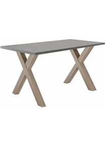 M&auml;usbacher M&auml;usbacher, Schreibtisch &raquo;Mio&laquo;, eichefarben, graphit, B/H/T: 120 cm x 75 cm x 70 cm