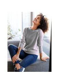 Classic Basics , Rundhalspullover »Rundhals-Pullover« , grau , weich wie Kaschmir