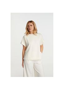 RICHROYAL , Sweatshirt aus weicher, fester, gepeachter Qualität , weiss , T-Shirt von RICHROYAL