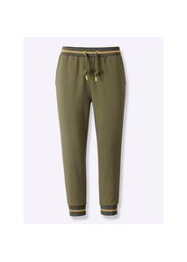 feel good , 3/4-Hose , grün , Sweatware