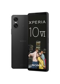 Sony, Smartphone &raquo;Xperia 10 VI&laquo; schwarz, schwarz, Dieses Sony Handy ist nach IP65/68 wasser- und staubdicht und sein Display besteht aus robustem 