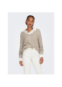 Jacqueline de Yong JDY , Damen , Strickpullover »NEW MEGAN L/S PULLOVER KNT NOOS« , beige , Pullover von JDY