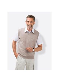 Marco Donati, Herren, V-Ausschnitt-Pullover &raquo;Pullunder&laquo;, natur, meliert, 56, Pullunder