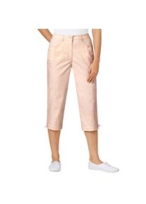 Casual Looks , Caprihose , rosa , Capri-Hose mit Tunnelzug am Beinabschluss
