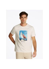 Tommy Hilfiger , T-Shirt »HILFIGER COLOR PHOTO PRINT TEE« mit modischem Print , weiss , Rundhalsshirt von Tommy Hilfiger Menswear