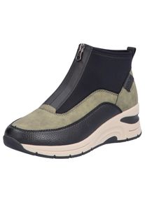 Rieker , Sneaker, Freizeitschuh, High Top Sneaker, Stiefelette mit modischer Laufsohle , bunt , Knöchelhoher Sneaker mit Vorderreissverschluss