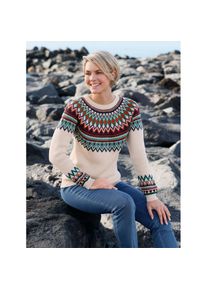 Casual Looks , Norwegerpullover »Pullover« , bunt , Baumwoll-Qualität