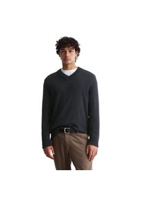 Marc O'Polo Marc O'Polo DENIM , V-Ausschnitt-Pullover, lebendige Bicolor-Effekt , blau , Strickpullover von Marc O'Polo Denim