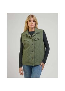 Lee , Damen , Steppjacke »Lee Jacken Padded Rider Vest« , grün , Non Stretch