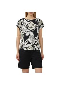 s.Oliver, Unisex, s.Oliver T-Shirt mit All-Over Print, schwarz beige aop, 34, T-Shirt von s.Oliver Red Label