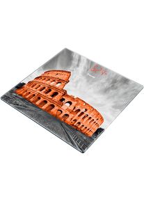Beurer , Personenwaage »GS 215 Rome«, Trittfläche aus Sicherheitsglas, Tragkraft 180 kg, Überlastungsanzeige , grau