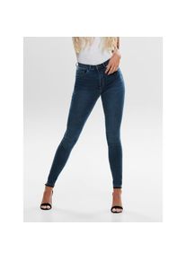 Only , High-waist-Jeans »ONLROYAL« , blau , Schmale Beinform betont die Beine für einen modernen, stylischen Look