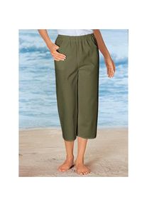 Classic Basics, Unisex, Caprihose, oliv, 46, Normalgr&ouml;ssen, Capri-Hose mit Taschen