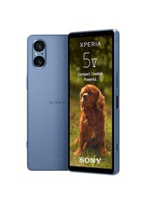 Sony , Smartphone »XPERIA 5V«, blau , blau , Das flache, schlanke Design mit seinem feinkörnigen Metallrahmen und der mattierten Glasrückseite...