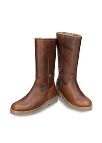 Panama Jack , Winterstiefel »Bambina Igloo«, Langschaftstiefel, Schlupfstiefel, Profilsohle, klassische Optik , braun , Zeitloser Schlupf-Stiefel...