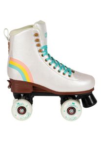Chaaya Chaya, Rollschuhe &raquo;Bliss Vanilla adjustable&laquo;, altwei&szlig;, braun, 39/42 (bis 60 kg), Rollschuhe