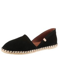 VERBENAS, Unisex, VERBENAS Espadrille &raquo;CARMEN SERRAJE&laquo; , Schlupfschuh, Sommerschuh, Loafer mit typischem Jute-Rahmen, schwarz, 42, Gelenkoffenes, 