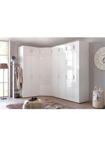 Drehtürenschrank »Malta« mit Hochglanz-Front , weiss , Wimex