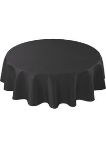 Curt Bauer Tischdecke »3947 Riga, rund, mit Rautenmotiv, Damast-Tischwäsche«, (1 St.), aus 59% Baumwolle, 41% Polyester, merzerisiert, mit Fleckschutz , grau...