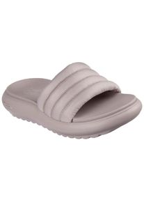 Skechers , Pantolette »ARCH FIT CLOUD-«, Sommerschuh, Schlappen, Poolsildes mit profilierter Sohle , grau , Pantolette in der Maschine waschbar