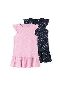 name it , Minikleid »NMFVIDA 2P CAPSL DRESS«, (Packung, 2 tlg.) , 2-er Packung Sommerkleider von name it für Mädchen