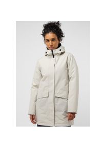 Jack Wolfskin, Unisex, Funktionsmantel &raquo;TEMPELHOF COAT W&laquo;, seal, M (38/40), Leicht isolierender Regenmantel