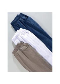 Jelmoli Unisex, Classic Basics Bermudas, 38, Normalgr&ouml;ssen, b&uuml;gelfreier Seersucker