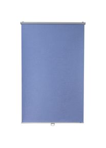 Springrollo »Anna« verdunkelnd energiesparend ohne Bohren freihängend , blau , K-home , Obermaterial: 100% Polyester
