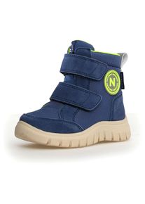 Naturino, Unisex, Winterstiefel &raquo;GEMINAE 3 VL Weite: schmal&laquo; Snowboots mit Warmfutter, Gr&ouml;ssenschablone zum Download, blau, 37, Bequeme Klettstiefel 